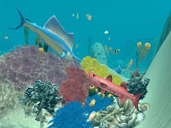 Изображение игры: Explore Fish Feeding and Grow