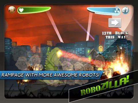 Изображение игры: Robot Rampage HD