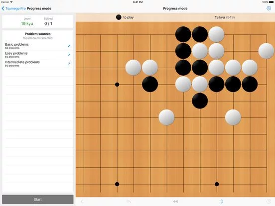 Изображение игры: Tsumego Pro (Go problems)