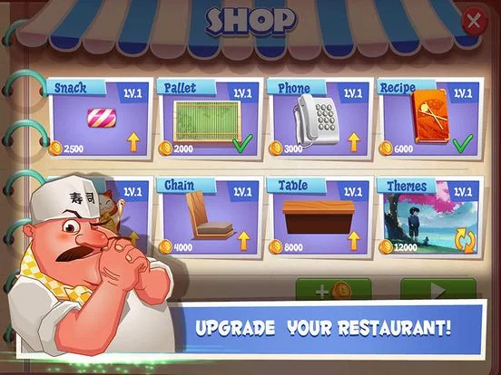 Изображение игры: Sushi Restaurant - Be the Chef and Boss