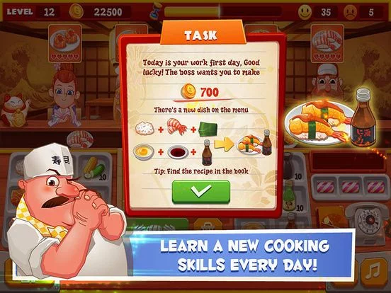 Изображение игры: Sushi Restaurant - Be the Chef and Boss