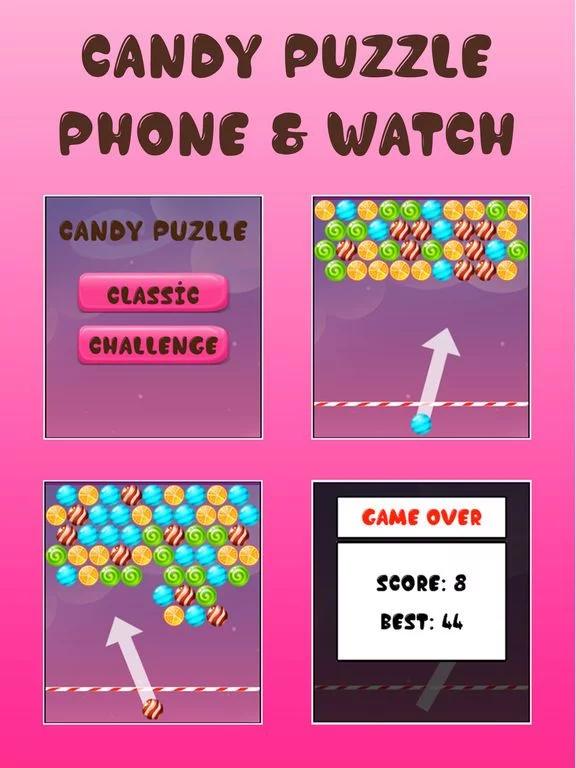 Изображение игры: Candy Puzzle (Watch & Phone)