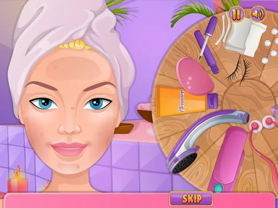 Изображение игры: Super Makeover for Teeth, Spa, hair, Nail, Dressup