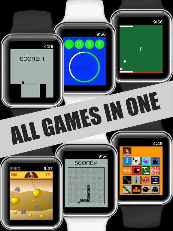 Изображение игры: 17 Mini Games For Watch & Phone