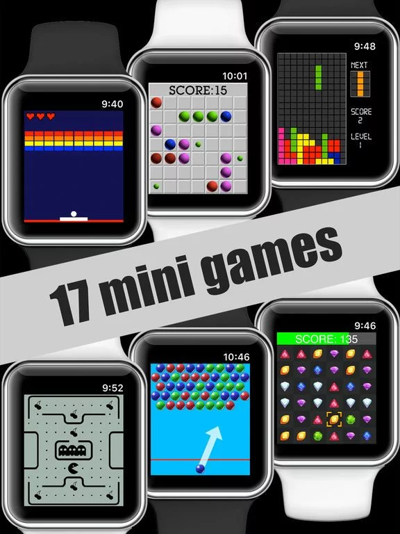 Изображение игры: 17 Mini Games For Watch & Phone