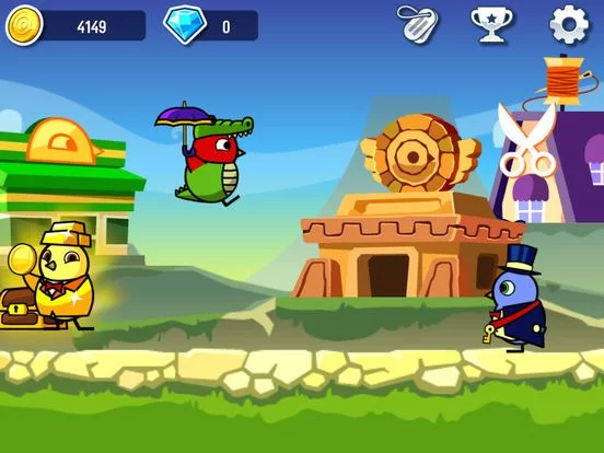 Изображение игры: Duck Life: Treasure Hunt