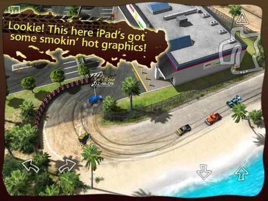 Изображение игры: Reckless Racing HD