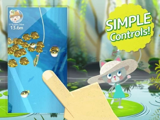 Изображение игры: Oliver, the Fishing Cat