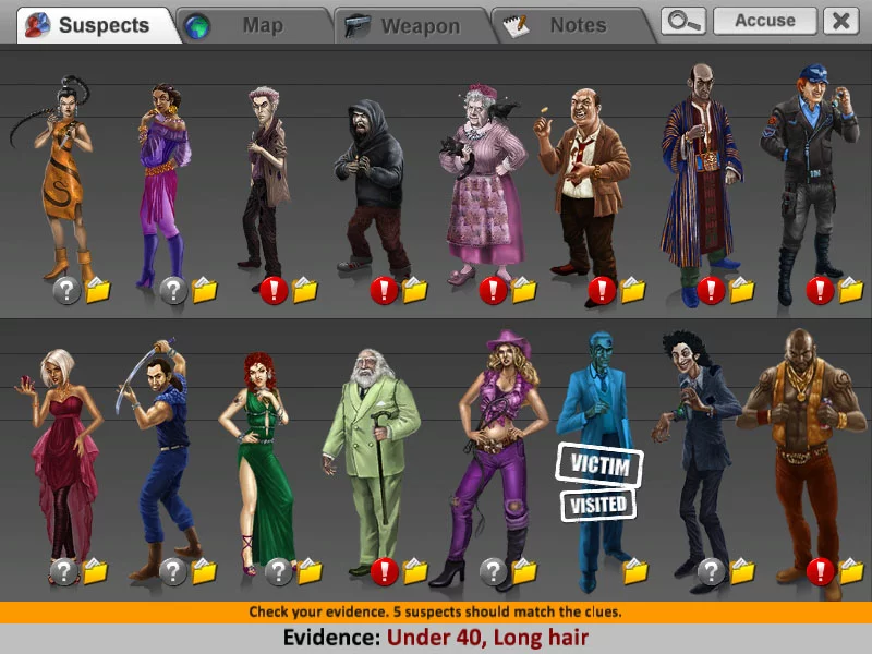 Изображение игры: Unlikely Suspects