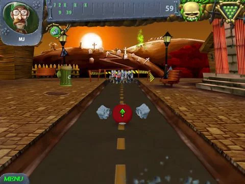 Изображение игры: Zombie Bowl-O-Rama HD