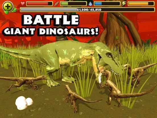 Изображение игры: Dino Simulator: Velociraptor
