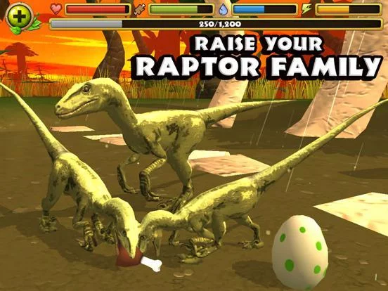 Изображение игры: Dino Simulator: Velociraptor