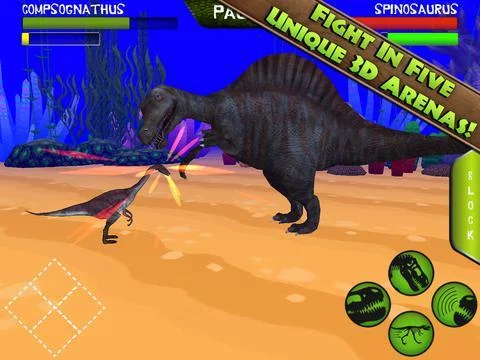 Изображение игры: Jurassic Arena: Dinosaur Arcade Fighter
