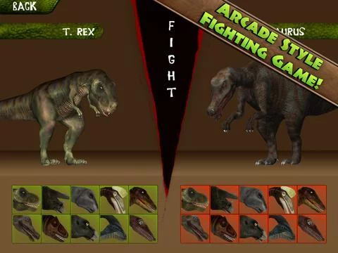Изображение игры: Jurassic Arena: Dinosaur Arcade Fighter