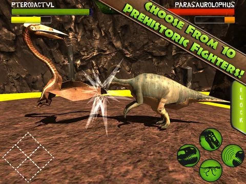 Изображение игры: Jurassic Arena: Dinosaur Arcade Fighter