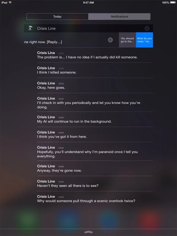 Изображение игры: Lifeline: Crisis Line