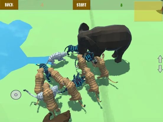 Изображение игры: Animal Poly Fight Simulator