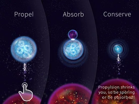 Изображение игры: Osmos for iPad