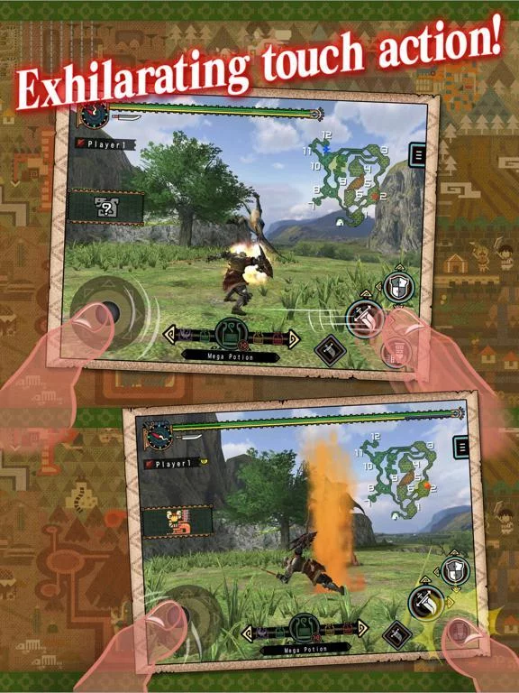 Изображение игры: MONSTER HUNTER FREEDOM UNITE for iOS