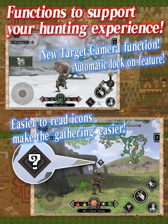 Изображение игры: MONSTER HUNTER FREEDOM UNITE for iOS