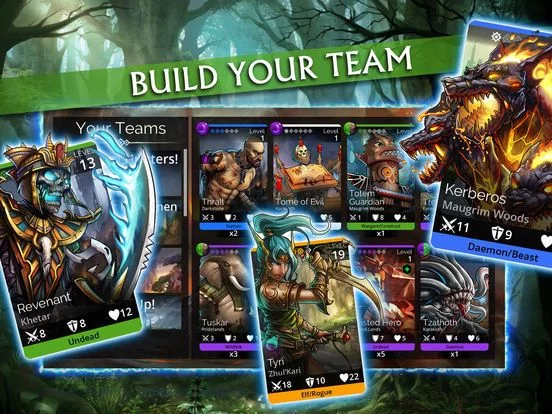 Изображение игры: Gems of War – Match 3 RPG