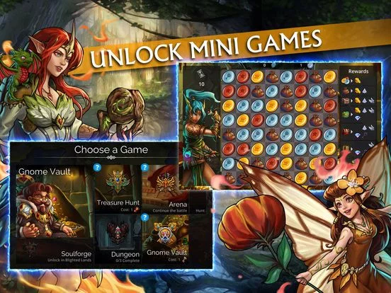 Изображение игры: Gems of War – Match 3 RPG