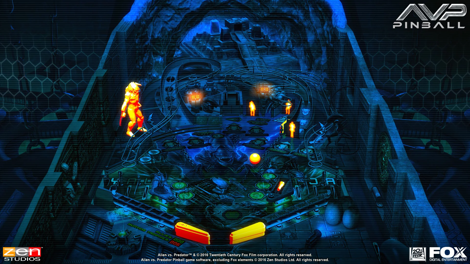 Изображение игры: Aliens vs. Pinball