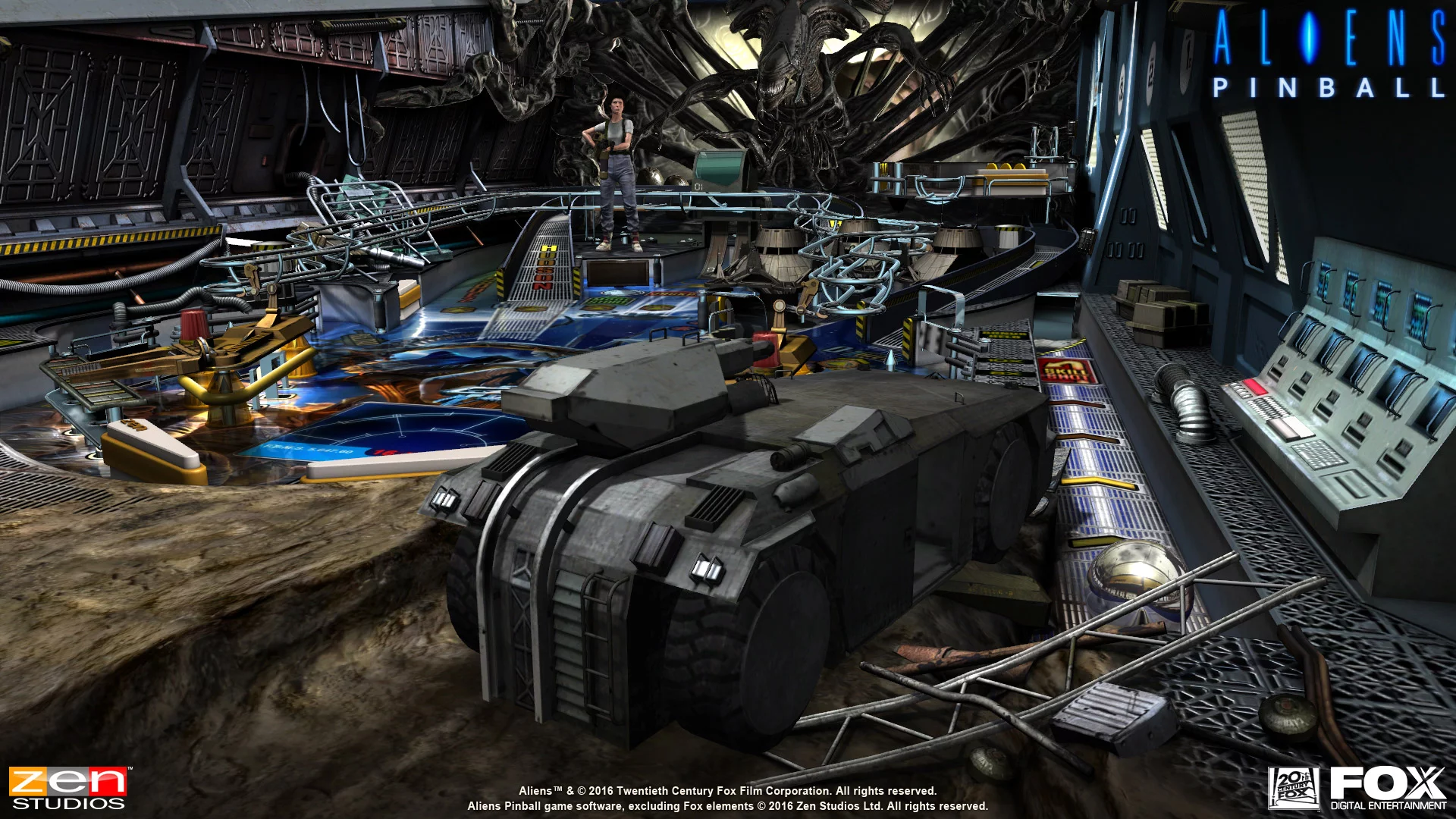 Изображение игры: Aliens vs. Pinball