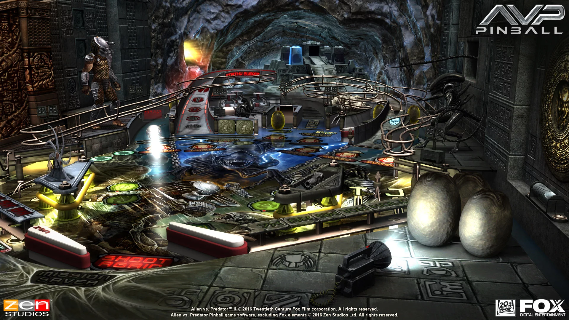 Изображение игры: Aliens vs. Pinball