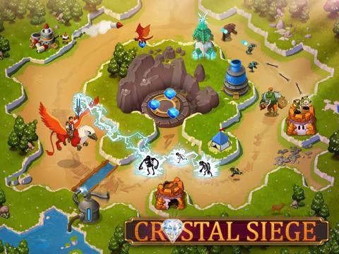 Изображение игры: Crystal Siege