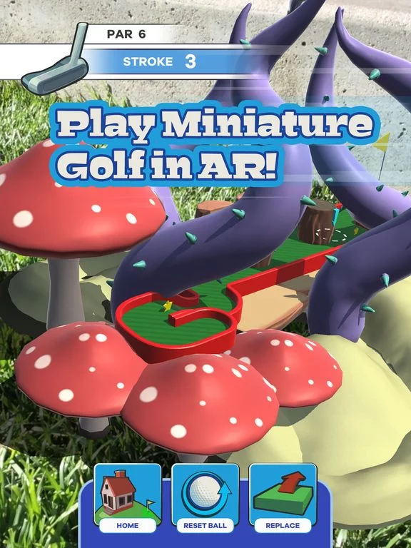 Изображение игры: Putt Putt World - AR Mini Golf
