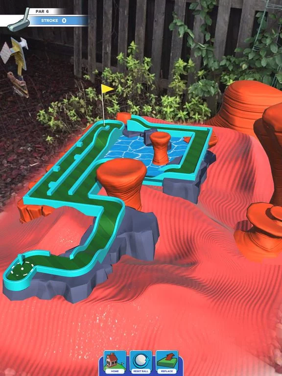 Изображение игры: Putt Putt World - AR Mini Golf