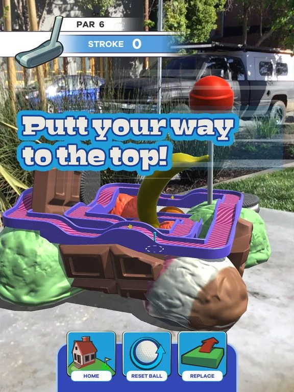 Изображение игры: Putt Putt World - AR Mini Golf