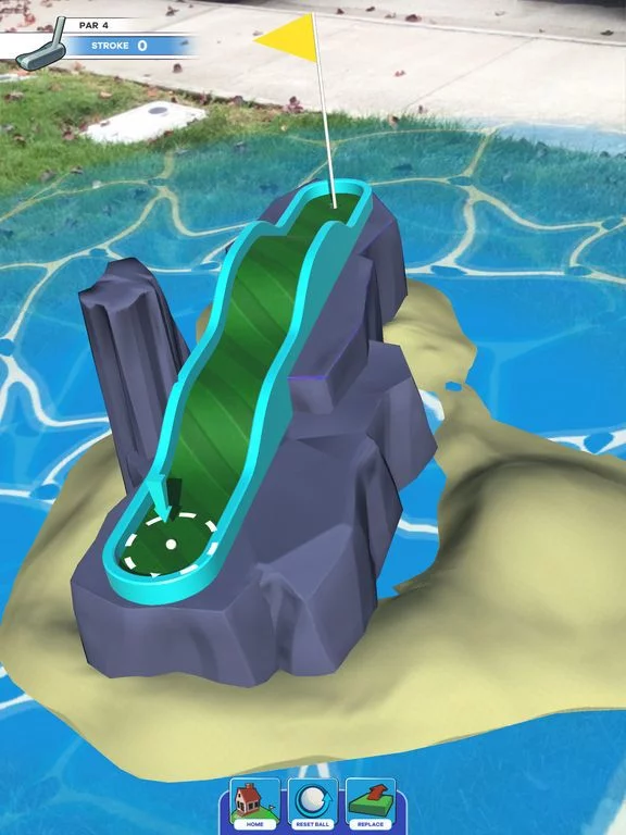 Изображение игры: Putt Putt World - AR Mini Golf