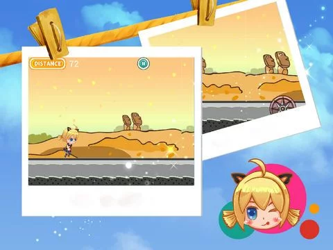 Изображение игры: Cute Girl Run - Beauty, adventure