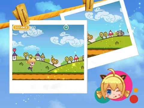 Изображение игры: Cute Girl Run - Beauty, adventure