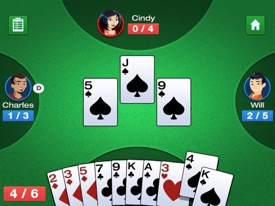 Изображение игры: Simple Whiz Spades - Card Game