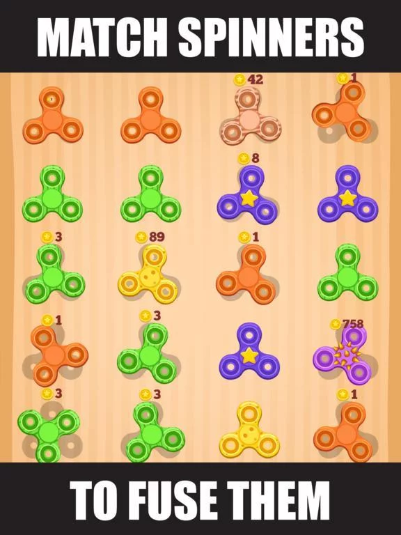 Изображение игры: Spinner Evolution - Merge It!