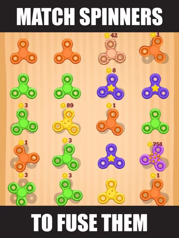 Изображение игры: Spinner Evolution - Merge It!