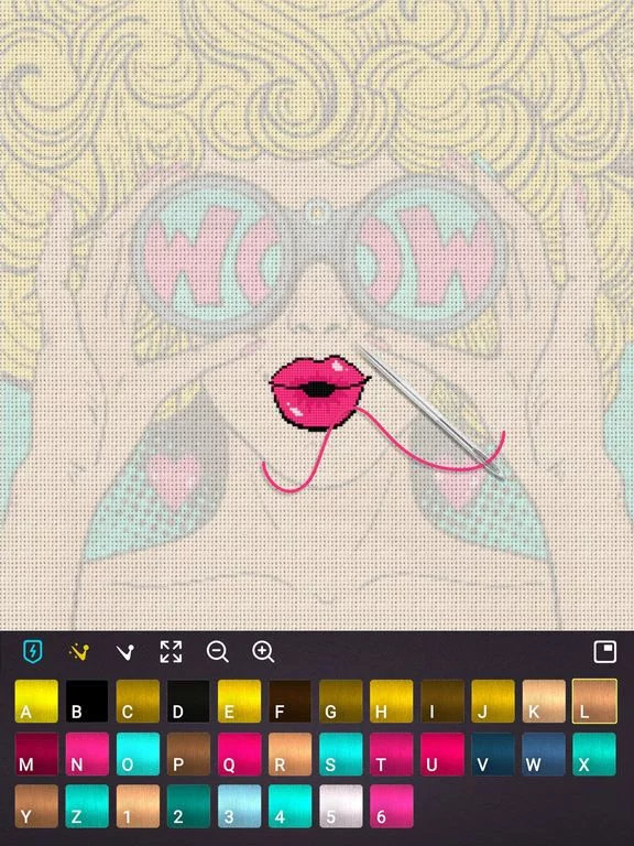 Изображение игры: Cross-Stitch: Color by Number
