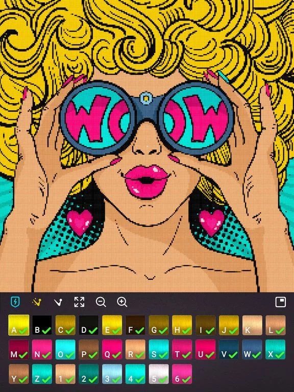 Изображение игры: Cross-Stitch: Color by Number