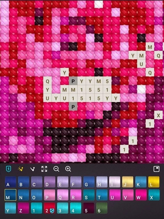 Изображение игры: Cross-Stitch: Color by Number