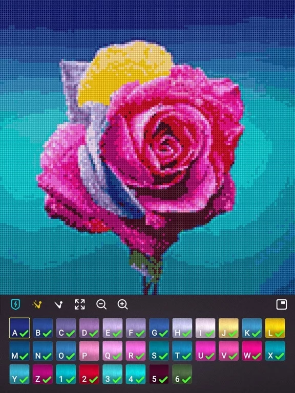 Изображение игры: Cross-Stitch: Color by Number