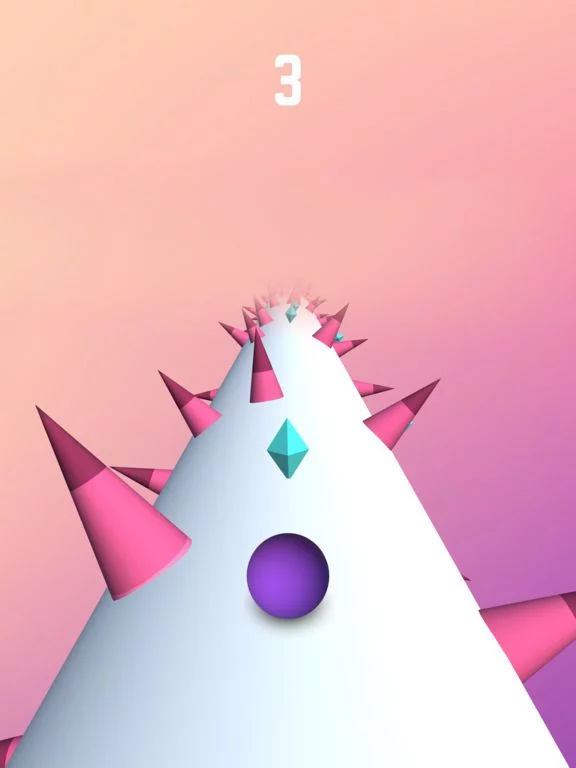 Изображение игры: Spiky Road!