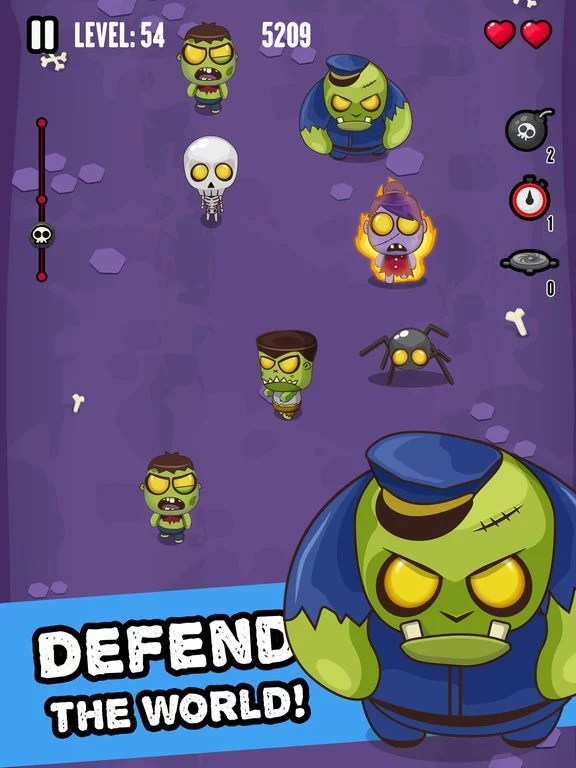 Изображение игры: Zombie Invasion - Smash 'em All!