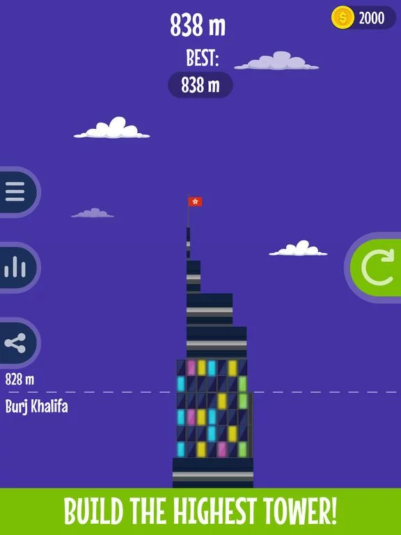 Изображение игры: Rising Tower - Block Stack Up