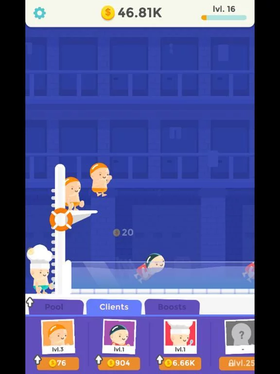 Изображение игры: Jump Pool Idle