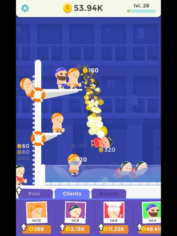 Изображение игры: Jump Pool Idle