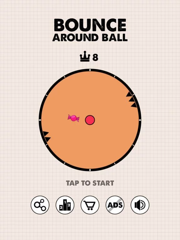 Изображение игры: Bounce Around Ball