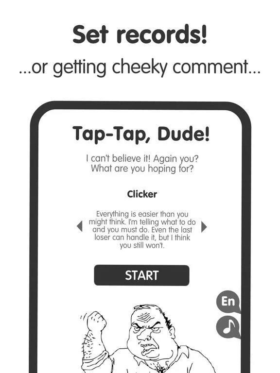Изображение игры: Tap-tap, Dude! Hard IQ Clicker